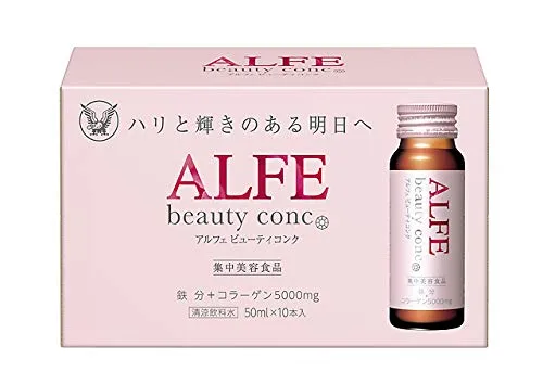 Taisho Pharmaceutical ALFE Beauty Conch Dryck 50mL x 10 Flaskor