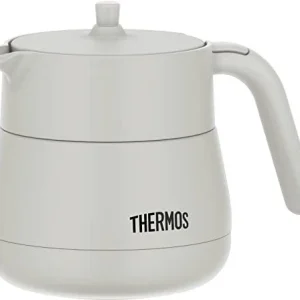 Thermos Vakuum Isolerad Teapot Med Sil 450ml Ljusgrå