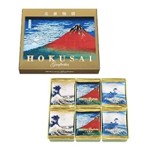 Tokyo Fugetsudo Gaufrette 24 Stk - Vanilj, Grönt Te, Choklad - 300g