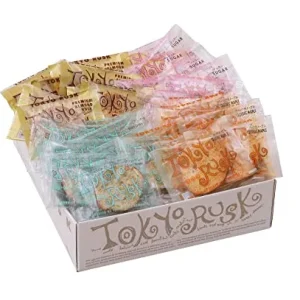 Tokyo Rusk Japanska Sötter 4 Smaker 32 Stycken