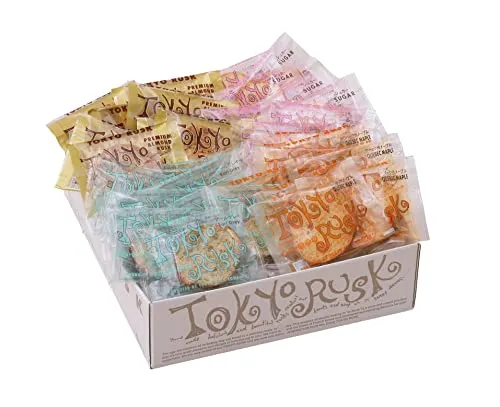 Tokyo Rusk Japanska Sötter 4 Smaker 32 Stycken