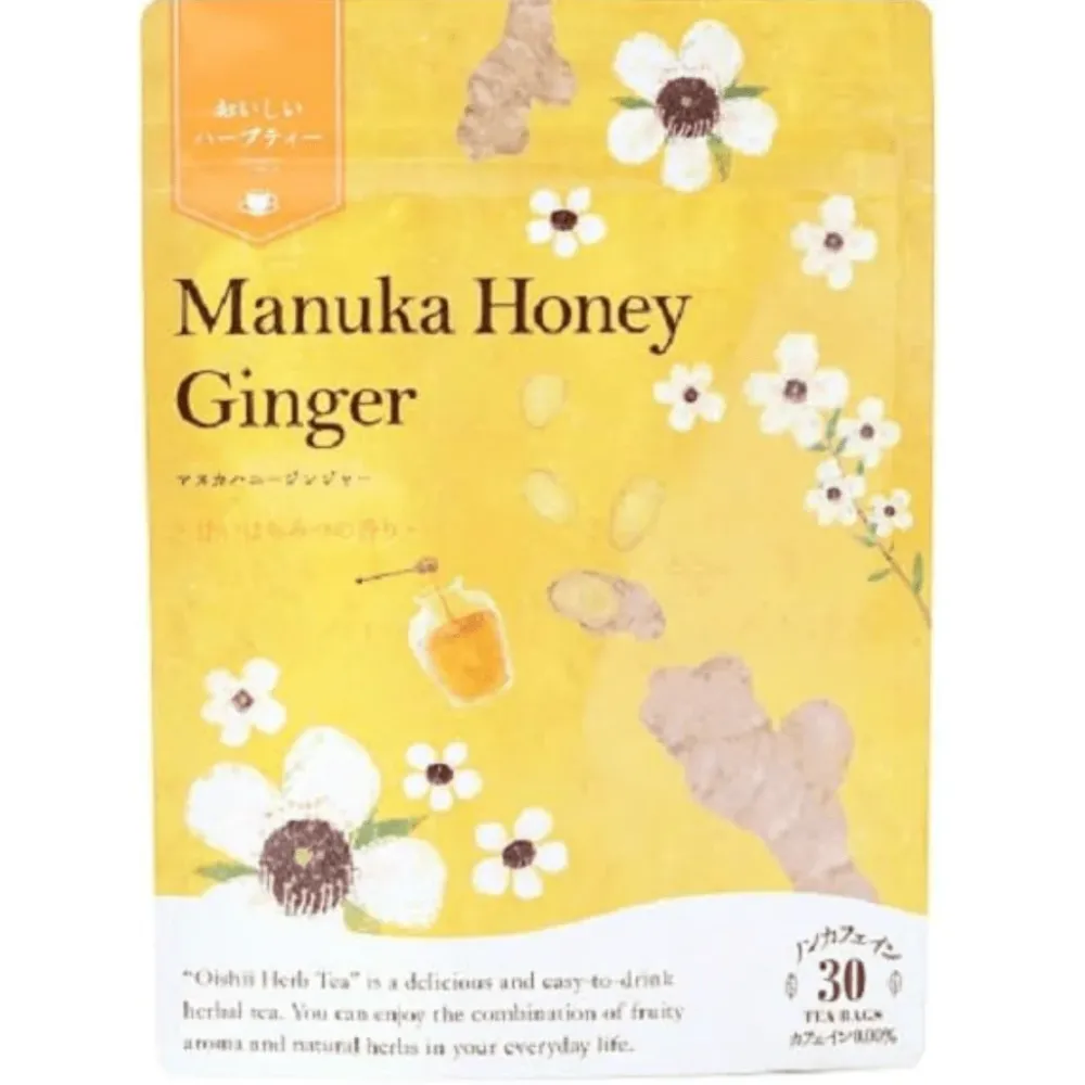 Tree Life Herbal Te med Manukahonung och Ingefära (30 påsar)