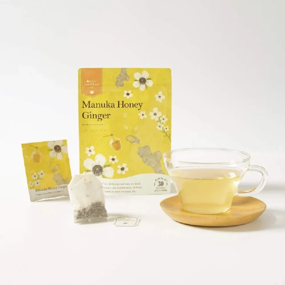 Tree Life Herbal Te med Manukahonung och Ingefära (30 påsar)