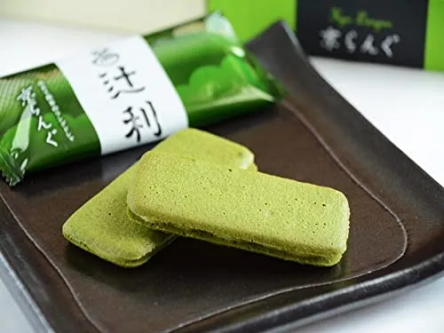 Tsujiri langue de chat-kakor med matcha 16 st