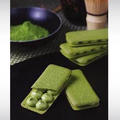 Tsujiri langue de chat-kakor med matcha 16 st