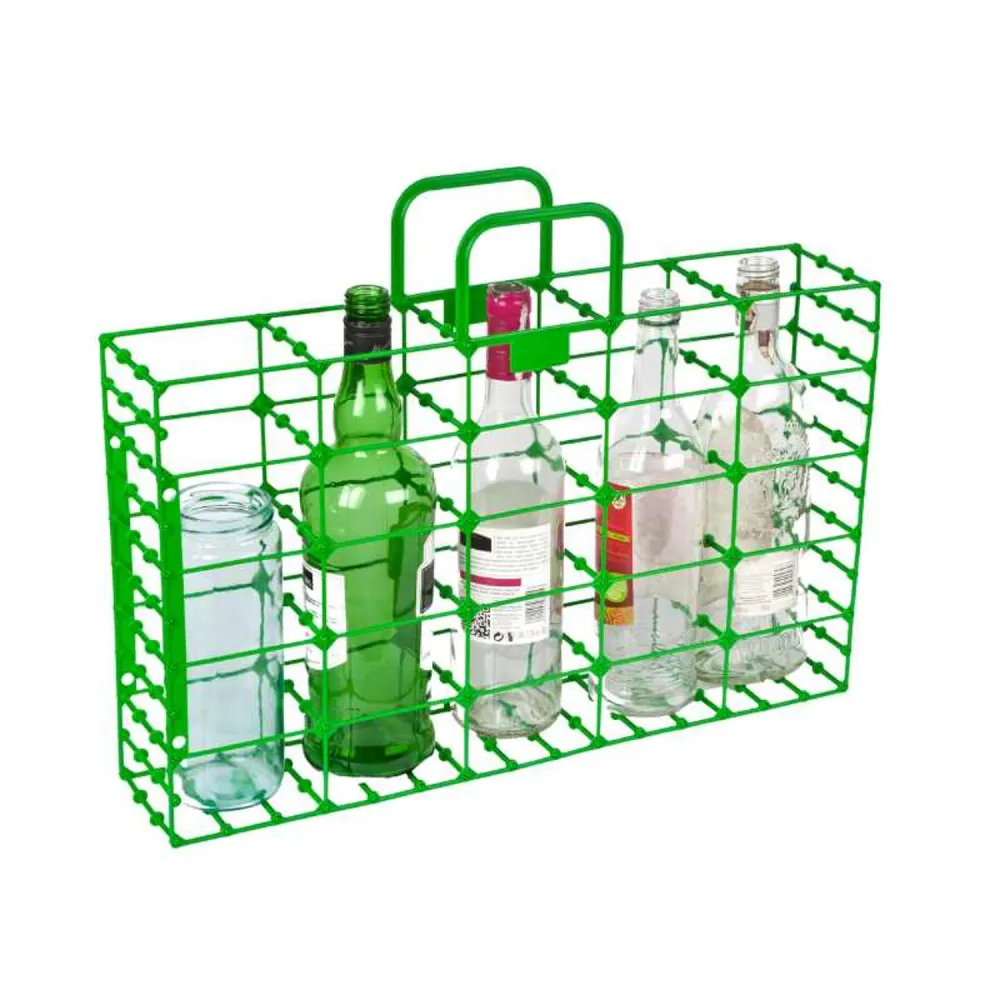ECORACK Hållare För Glasflaskor Och Burkar B x D x H: 49,5 x 10 x 37,5 cm Grön