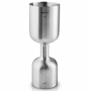 Eva Solo Barmått kopp LIQUID LOUNGE 25/50 ml, platinum, rostfritt stål