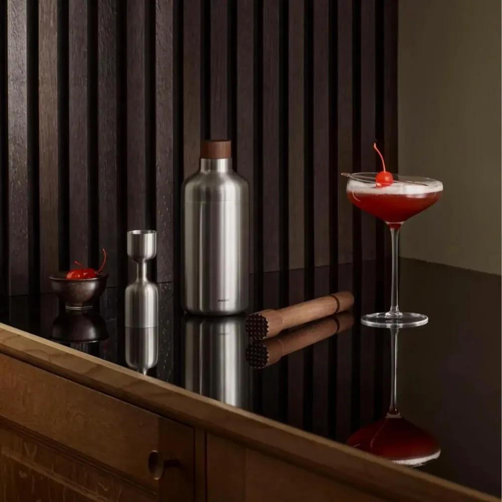 Eva Solo Barmått kopp LIQUID LOUNGE 25/50 ml, platinum, rostfritt stål