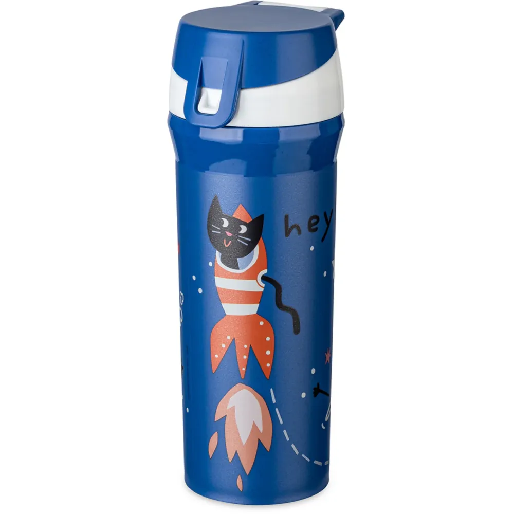 Koziol Chemical-free Space Blue Water Flaska 500Ml Stan 0,5 Space