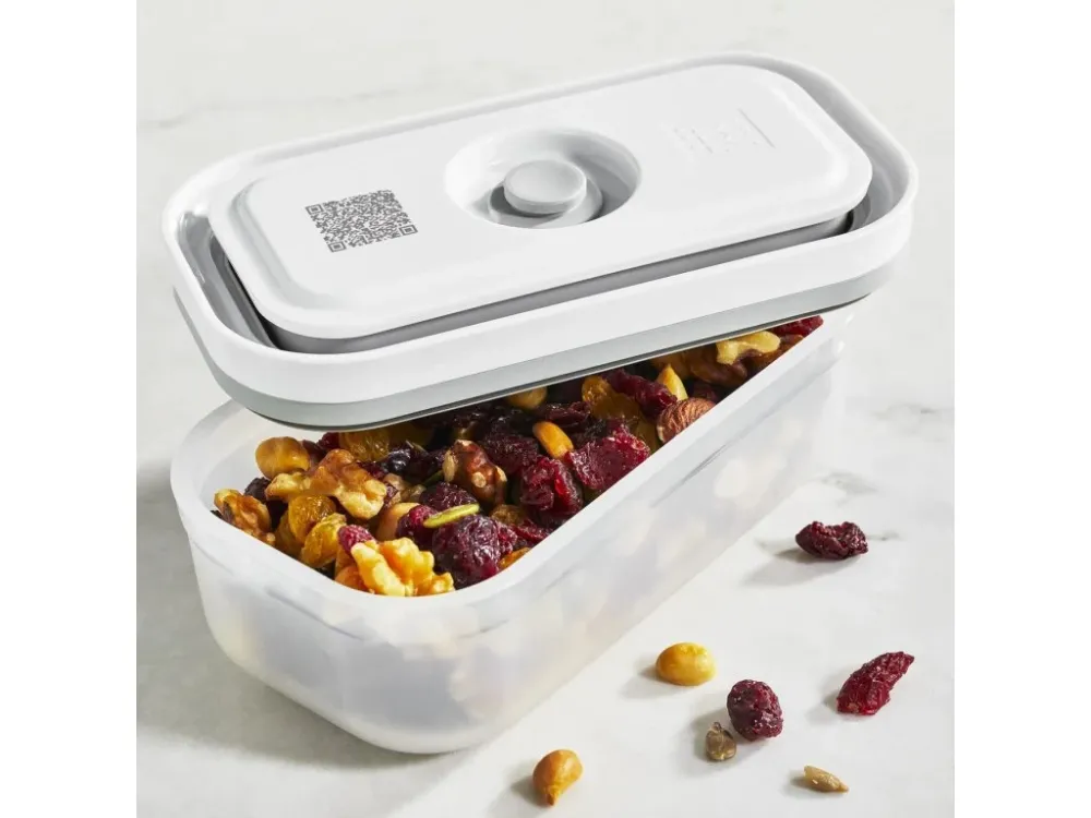 ZWILLING Vakuumbehållare för livsmedel FRESH & SAVE S 400 ml, krita, plast, Zwilling