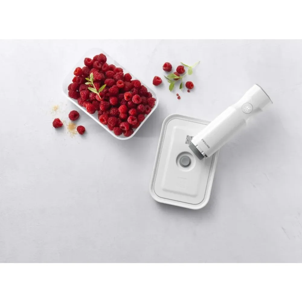 ZWILLING Vakuumbehållare för livsmedel FRESH & SAVE S 400 ml, krita, plast, Zwilling