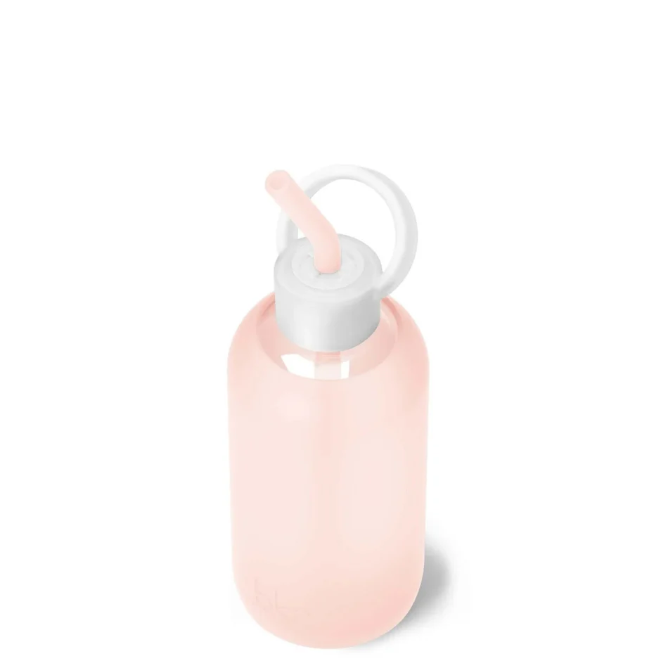 bkr vattenflaska Paris 500 ml – Ljusrosa glasflaska