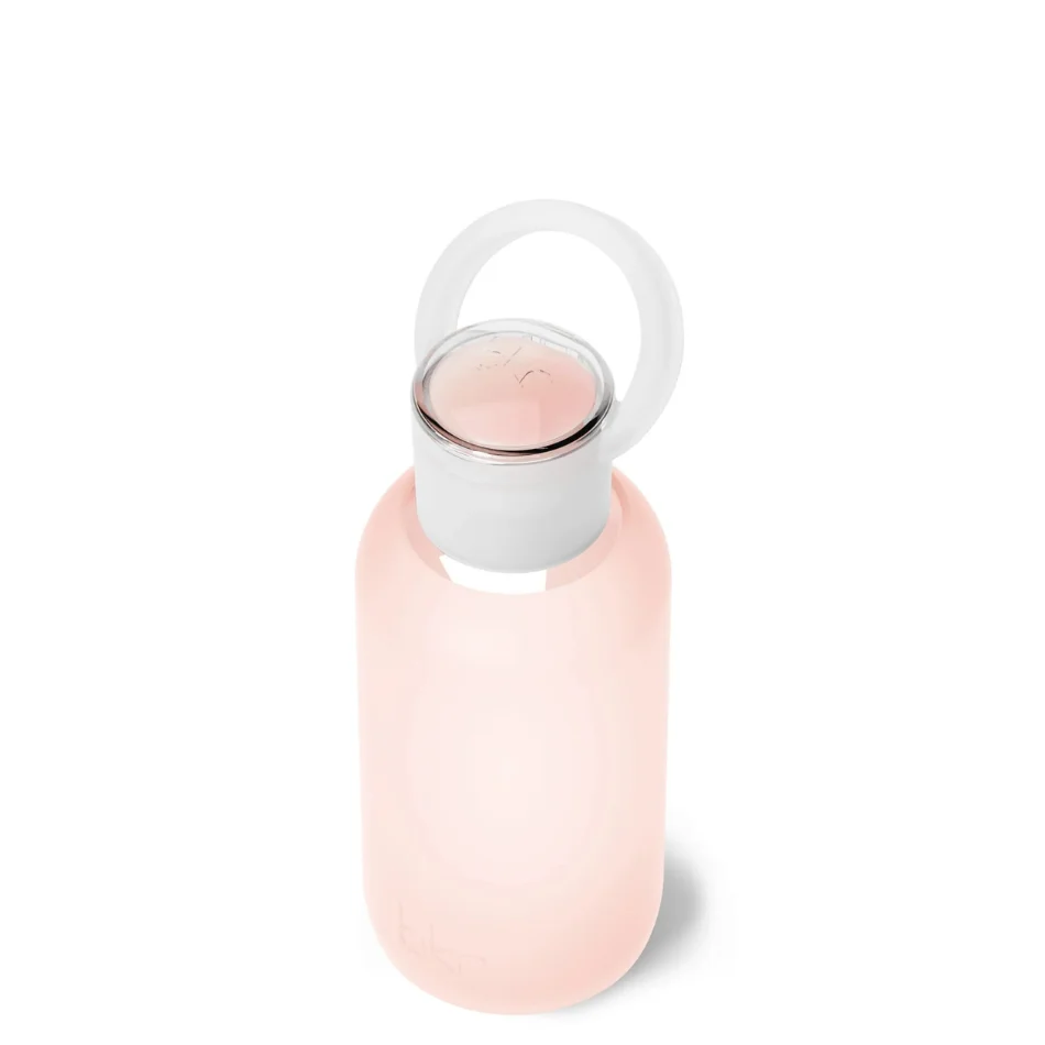 bkr vattenflaska Paris 500 ml – Ljusrosa glasflaska