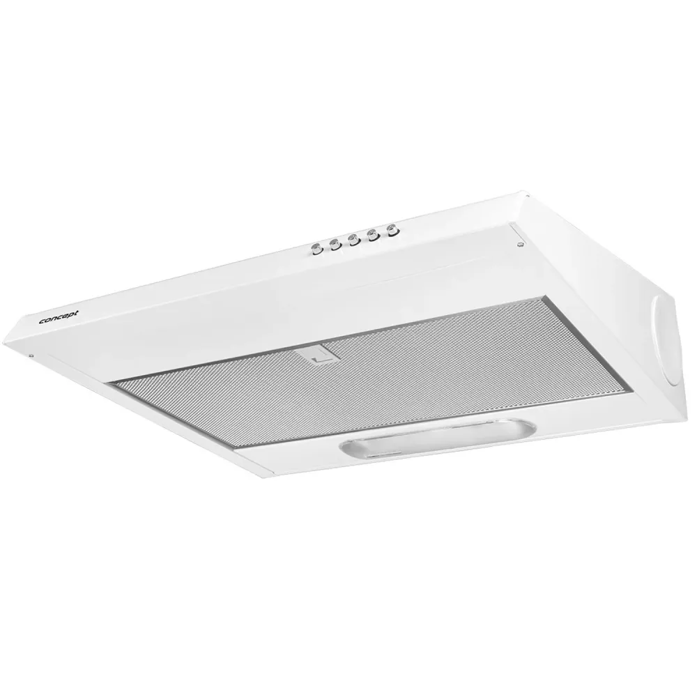 Huva under skåp 60cm Concept OPP2060WH krita med fettfilter