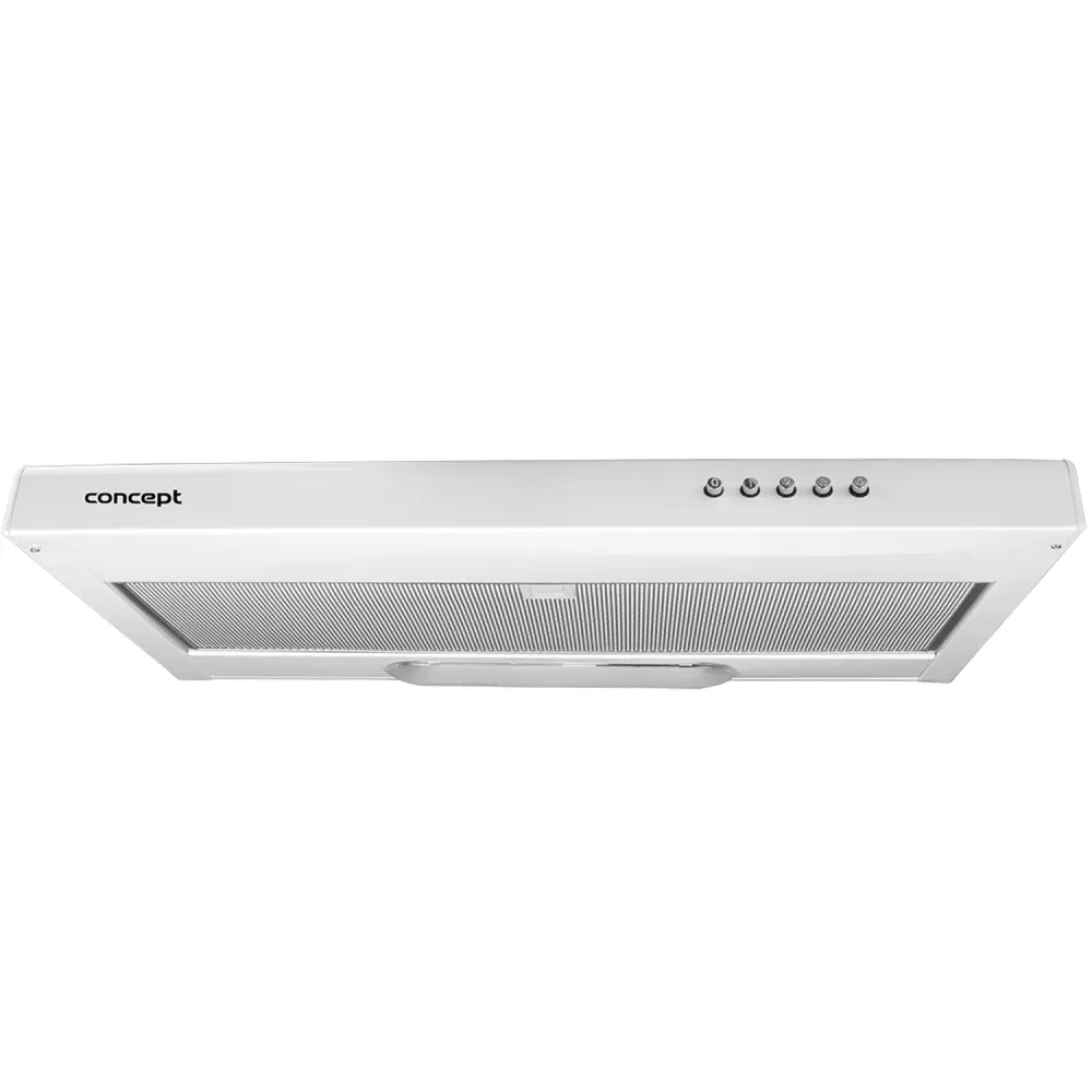 Huva under skåp 60cm Concept OPP2060WH krita med fettfilter