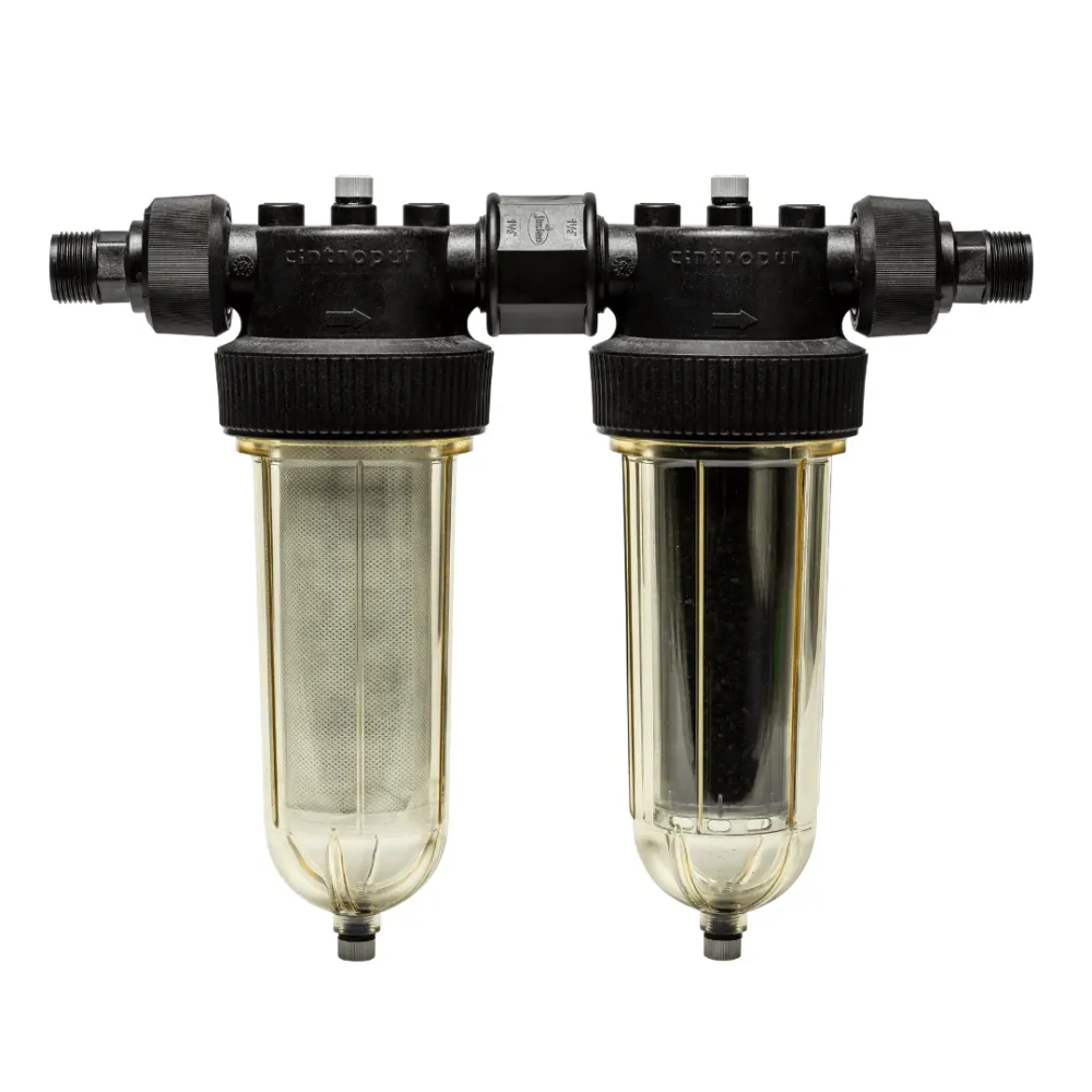 Vattenfilter NW25 Duo Partikel och Kolfilter Cintropur