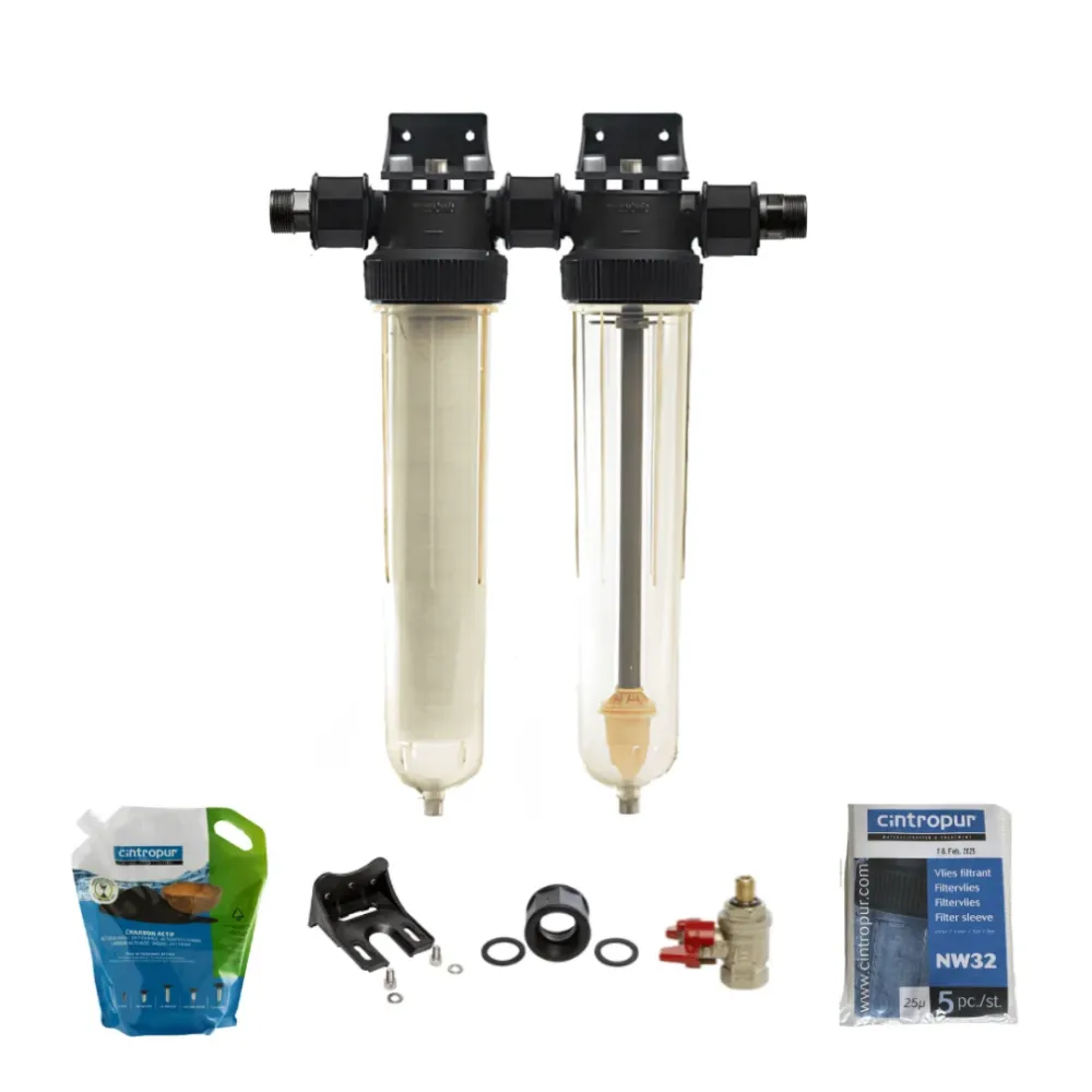 Vattenfilter NW32 Duo | Partikel- & Kolfilter