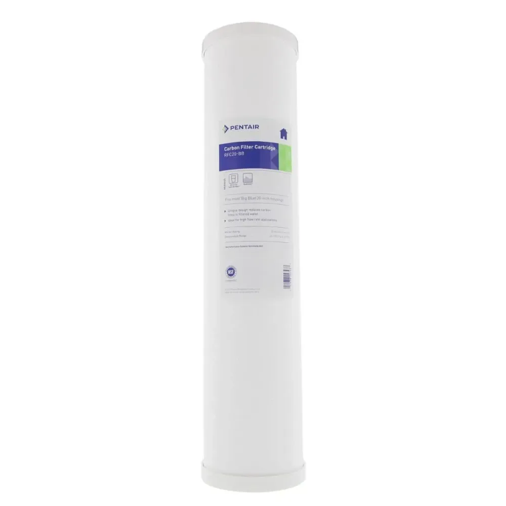 Vattenfilterpatron RFC20-BB Pentek Aktivt kolfilter för Big Blue 20”