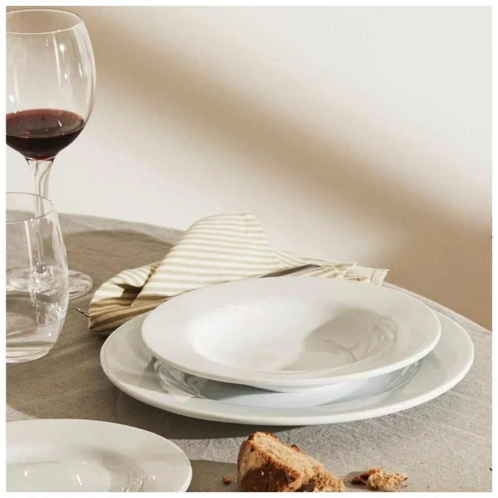 Alessi Middagstallrik PLATEBOWLCUP 28 cm, krita