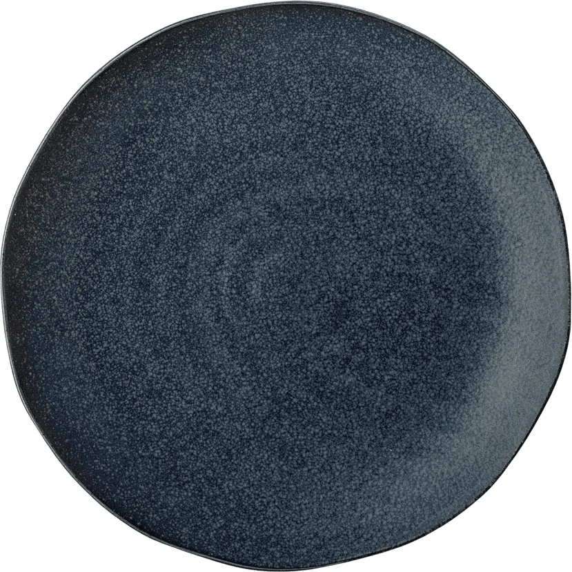 Bloomingville Aura Tallrik Kobolt Stengods Ø28,5 cm