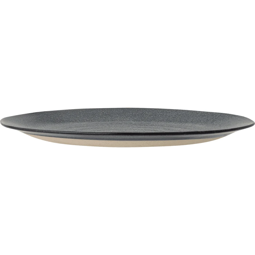 Bloomingville Aura Tallrik Kobolt Stengods Ø28,5 cm