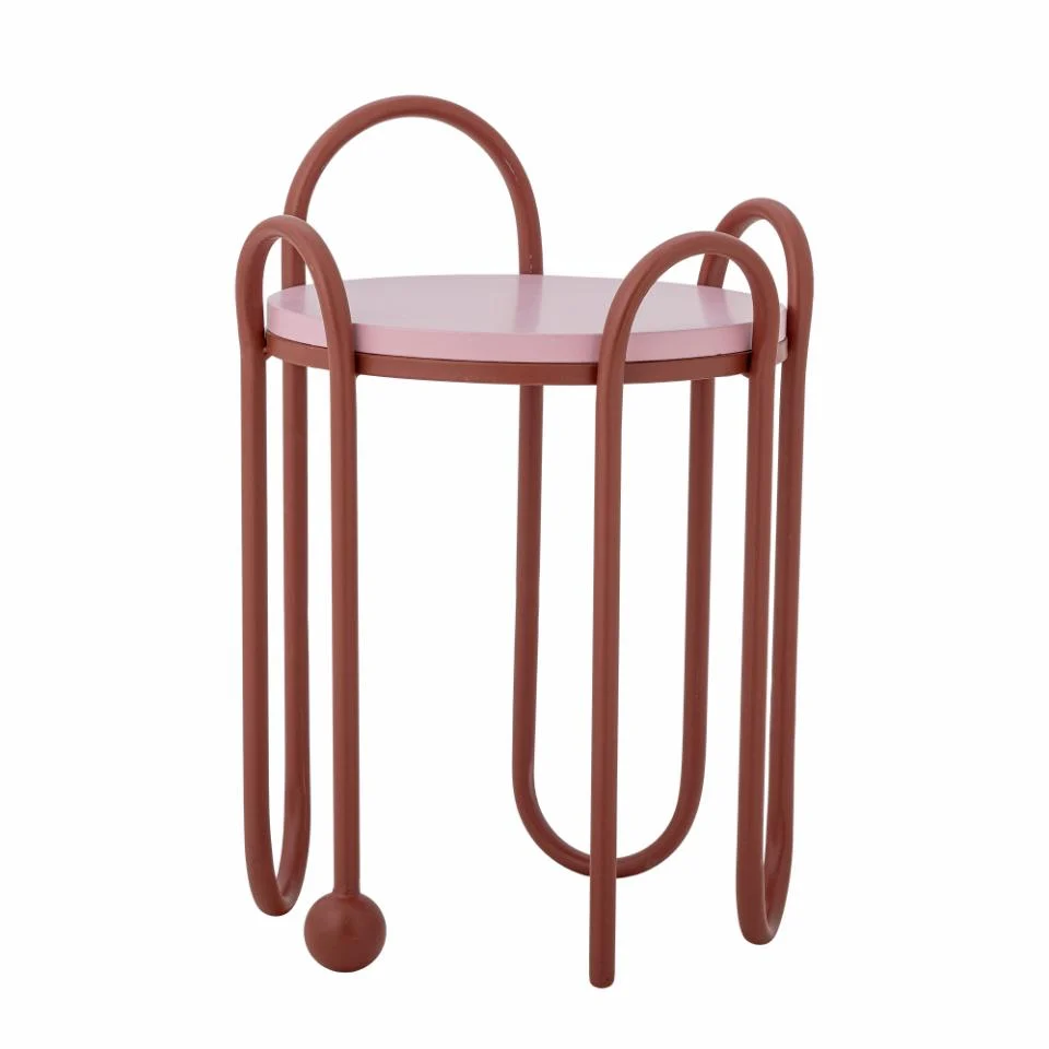 Bloomingville Whimsica sidobord Ø30,5 cm Röd