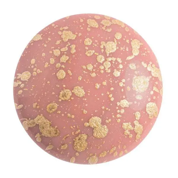 Cabochon par Puca® - Opaque Rose Splash 25 mm, 1 styck