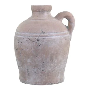 Dekorativ Kanna Terrakottakanna med handtag 24x18,5x17,5 cm natur 1 st