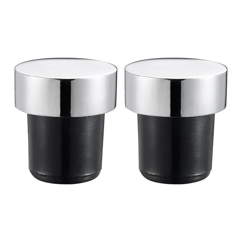 Dorre Valli Vinförslutare 2-pack aluminium kromlegering flexibel silikon 3*2,5 cm