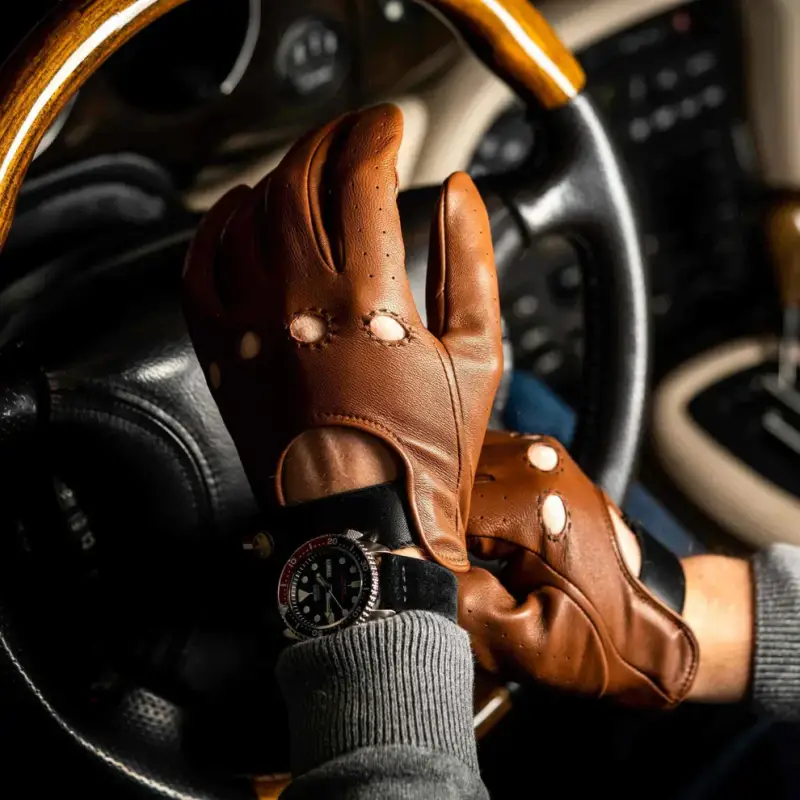 Prisbelönt Design Roadr Körhandskar – Cognac Cruiser S