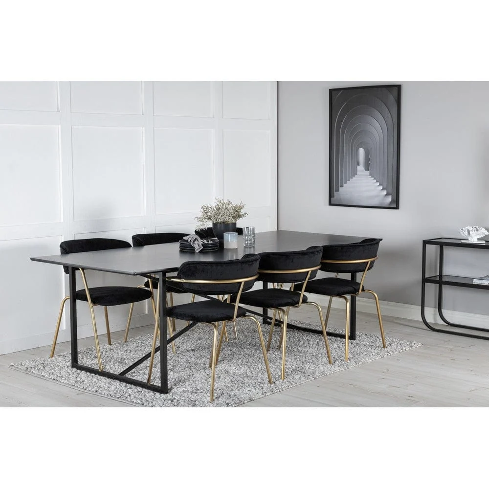 Prisbelönt Design Venture Home Karmstol Arrow pair-set Gra