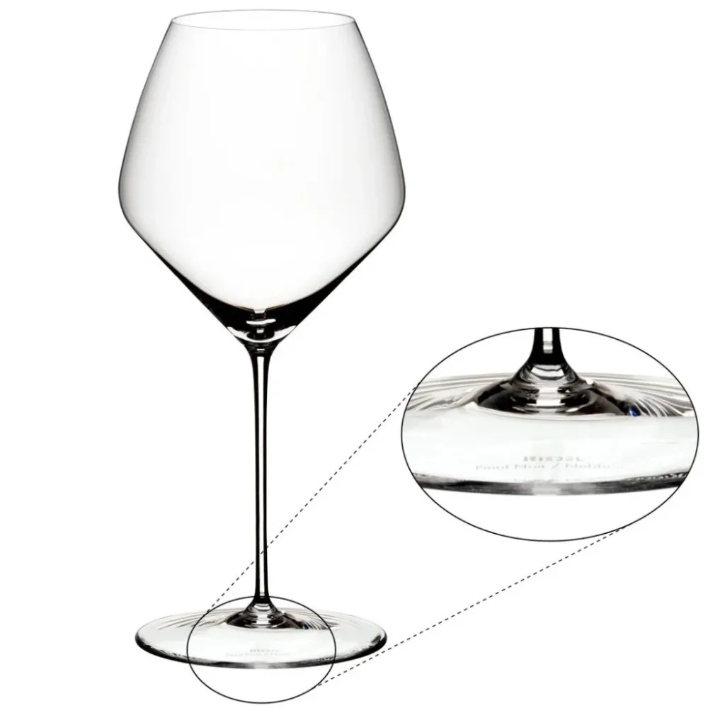 Riedel Pinot Noir/Nebbiolo Vinglas, two-unit, Veloce 76,8 cl – Original, ej auktoriserad återförsäljare