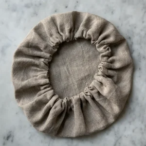 Skålöverdrag i naturlinne (24 cm) | Naturell