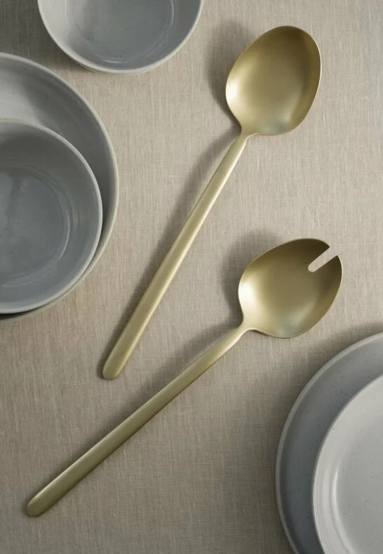 Stella Salladsbestick 28 cm Champagne