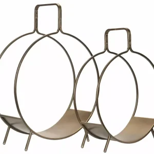 Vedställ two-unit Rund Antik Champagne