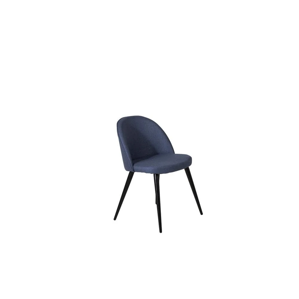 Venture Home Matstol Velvet Black pair-set Bla