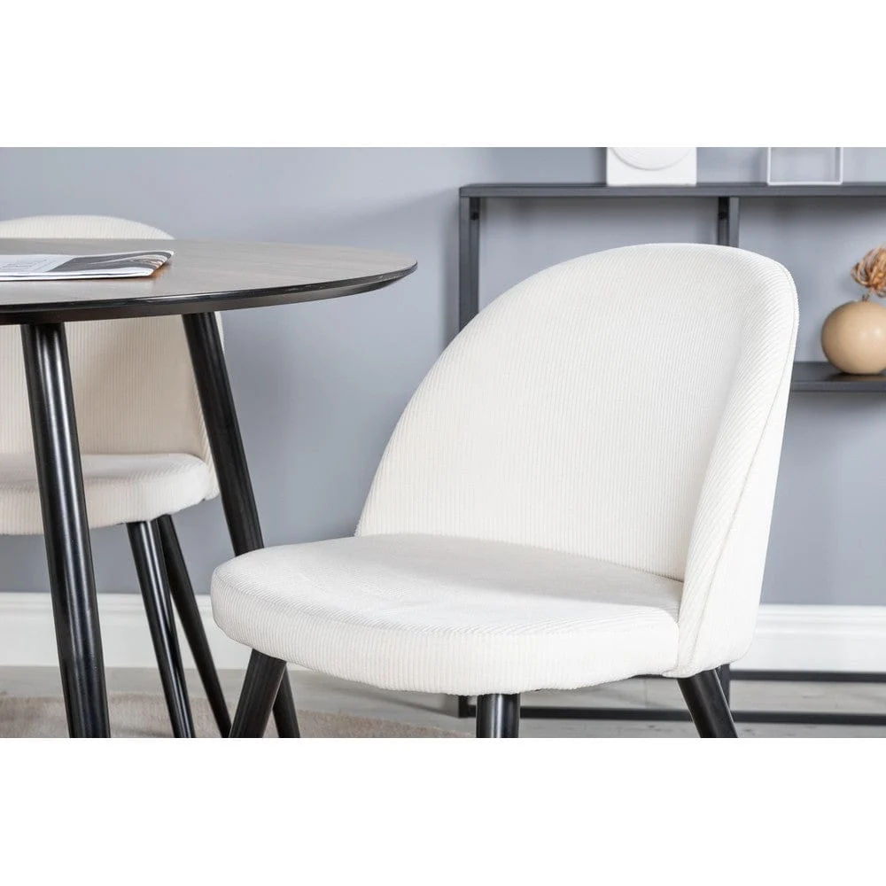 Venture Home Matstol Velvet Lyx Manchester twin-pack Beige