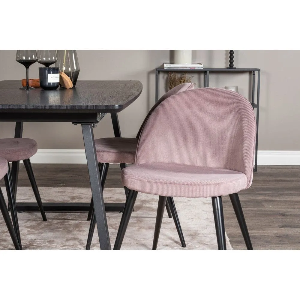 Venture Home Matstol Velvet Lyx Manchester twin-pack Beige