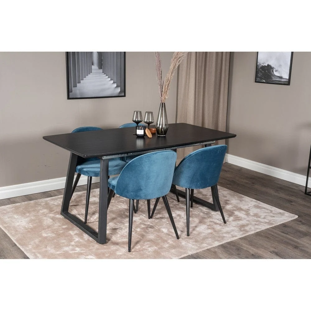 Venture Home Matstol Velvet pair-set Beige