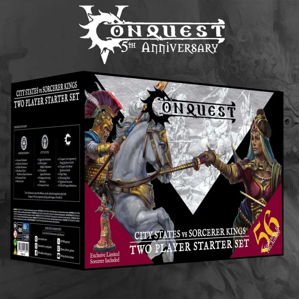 Conquest - Två Spelare Startset - Sorcerer Kings vs City States