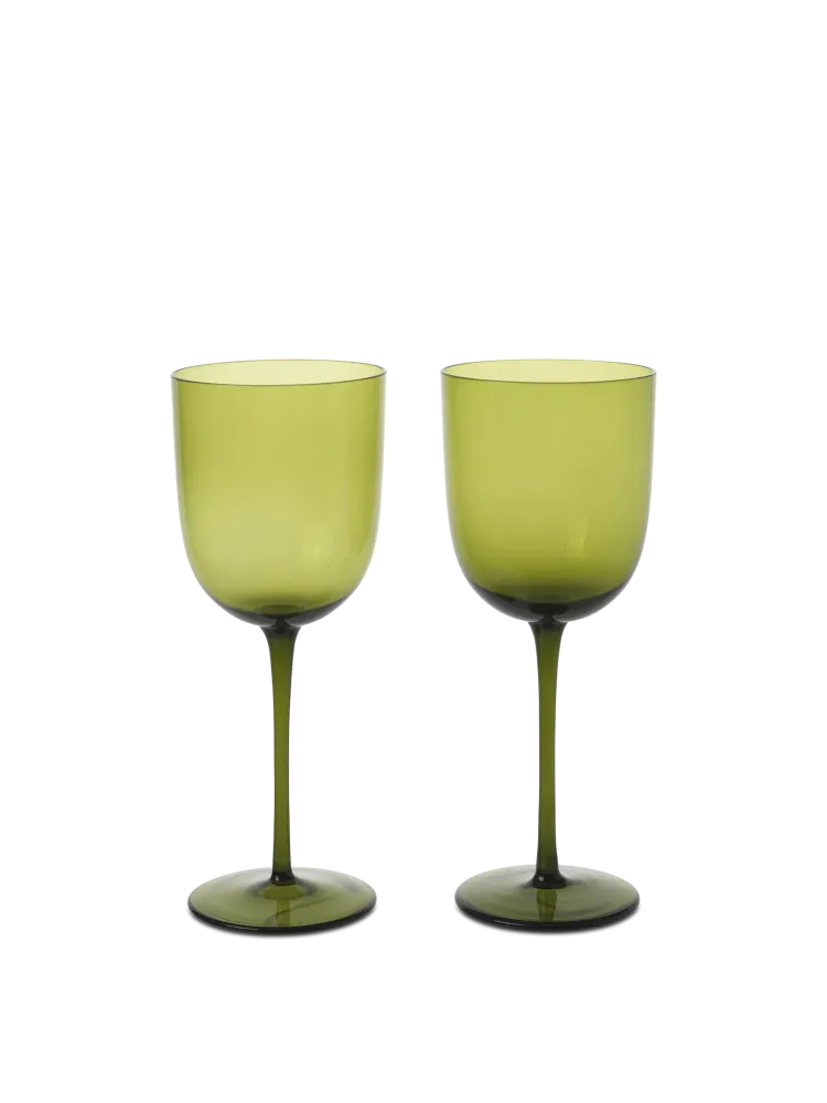 Host White Wine Glasses - Set 2 - Moss Forest