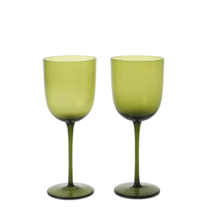 Host White Wine Glasses - Set 2 - Moss Forest