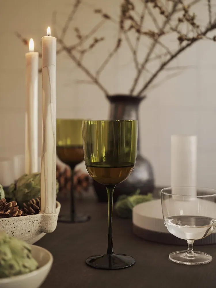 Host White Wine Glasses - Set 2 - Moss Forest