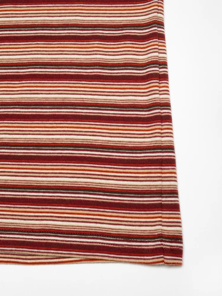 Jessy LS T-Shirt Banded Rib, Wine Xs