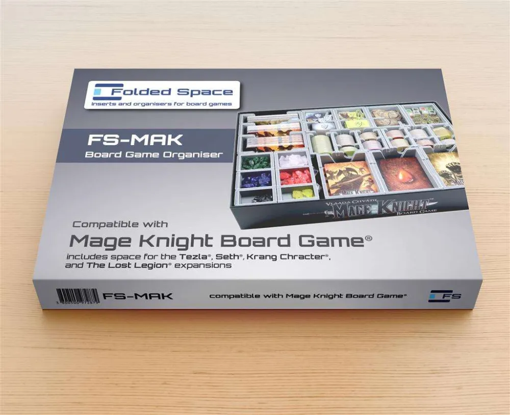 Mage Knight Brädspel Insats - Effektiv Lagring och Förbättrad Spelupplevelse