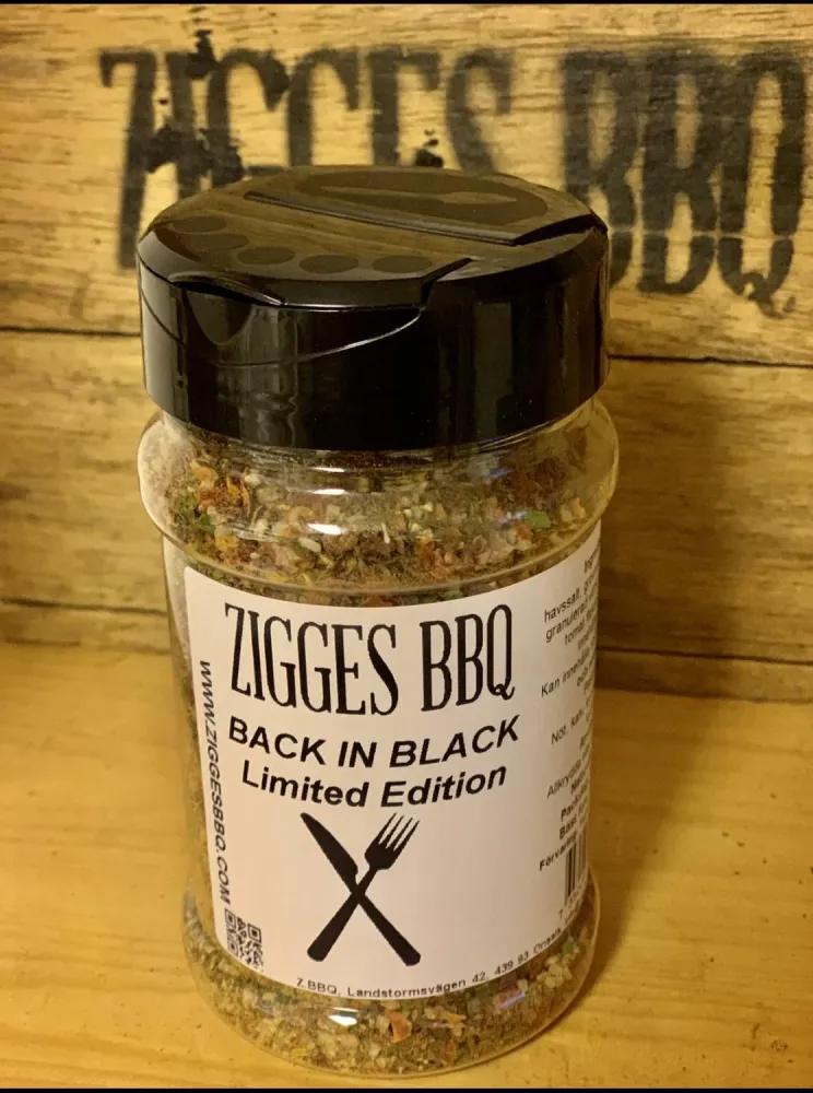 Zigges BBQ Back Black